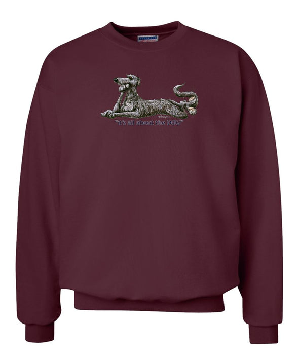 Scottish Deerhound - All About The Dog - Sweatshirt