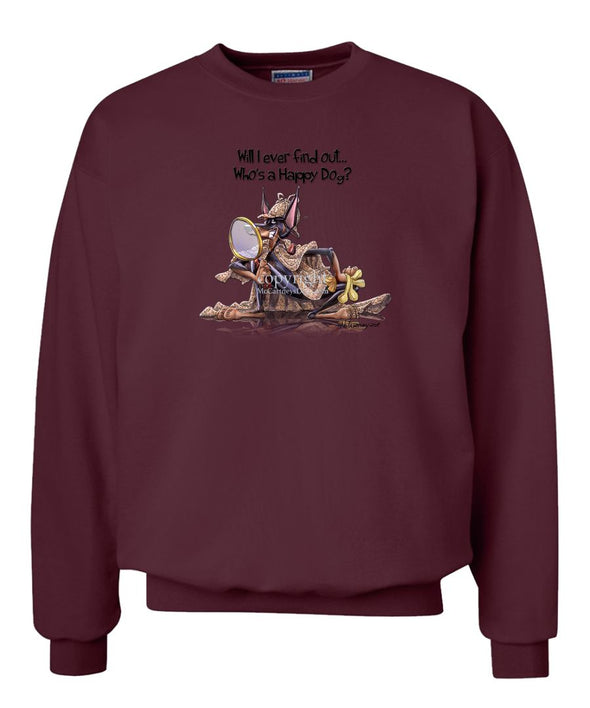 Doberman Pinscher - 2 - Who's A Happy Dog - Sweatshirt