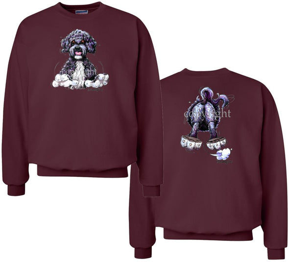 Portuguese Water Dog - Coming and Going - Sweatshirt (Double Sided)