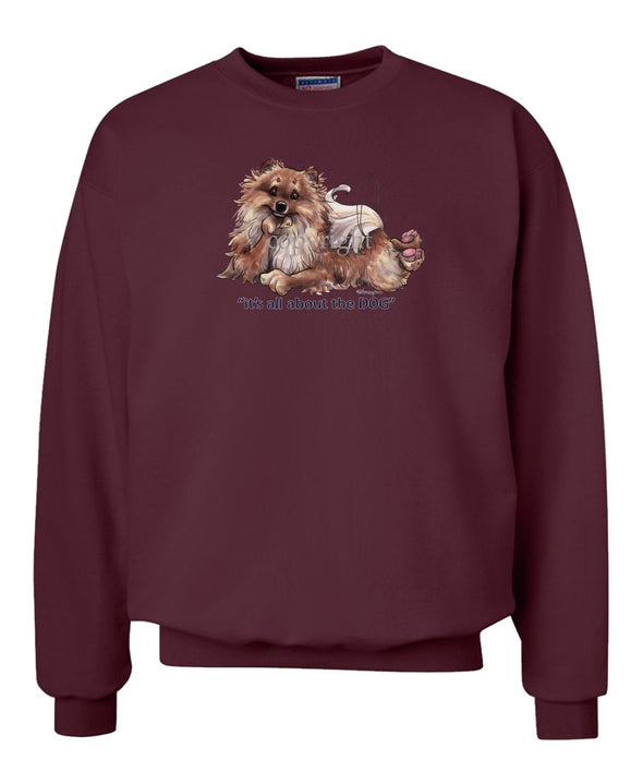 Pomeranian - All About The Dog - Sweatshirt