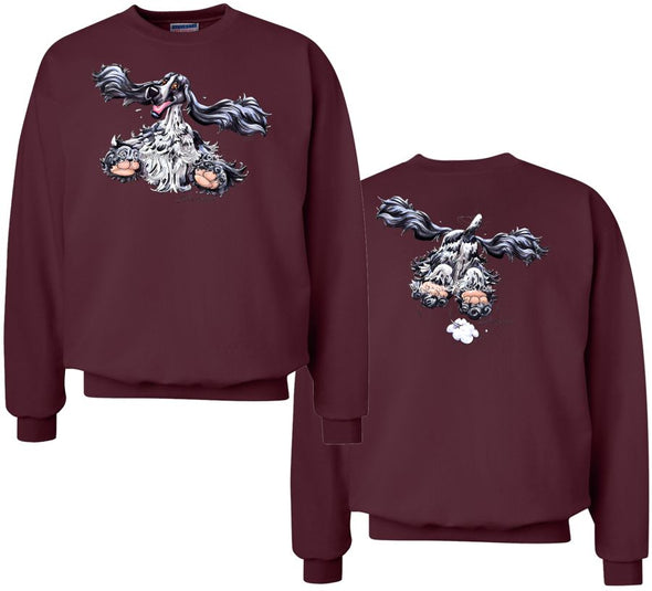 English Cocker Spaniel - Coming and Going - Sweatshirt (Double Sided)