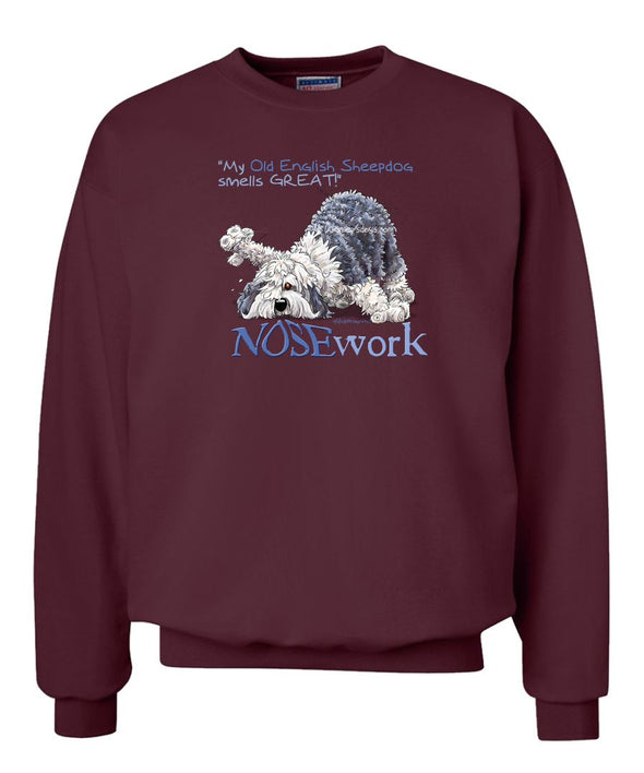Old English Sheepdog - Nosework - Sweatshirt