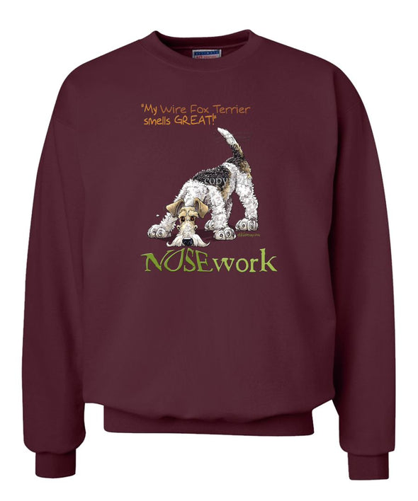 Wire Fox Terrier - Nosework - Sweatshirt