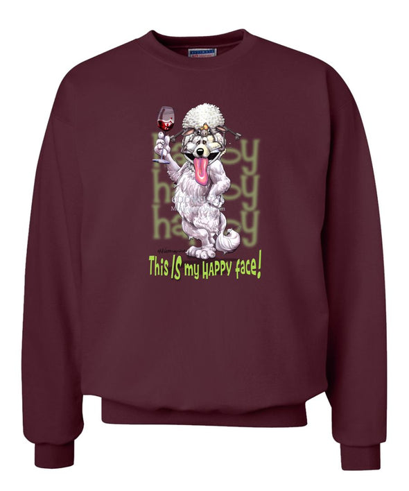Great Pyrenees - Who's A Happy Dog - Sweatshirt