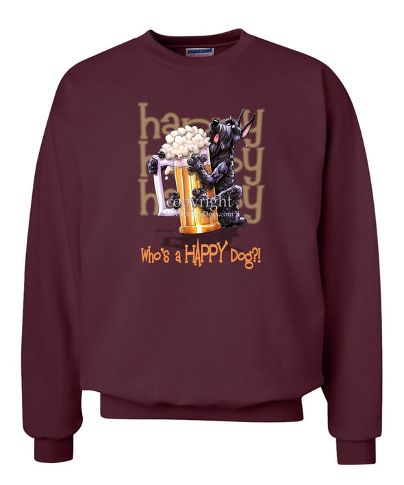 Giant Schnauzer - Who's A Happy Dog - Sweatshirt