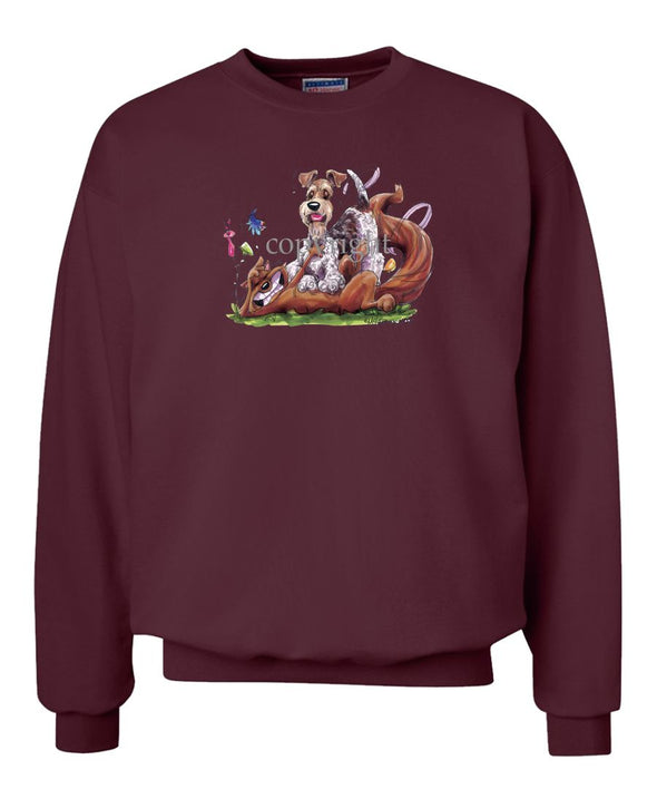 Wire Fox Terrier - Tickling Fox - Caricature - Sweatshirt