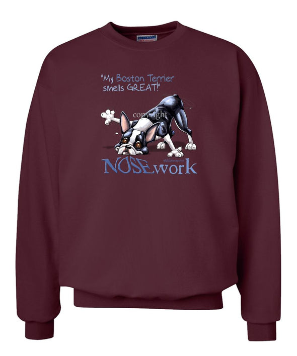 Boston Terrier - Nosework - Sweatshirt