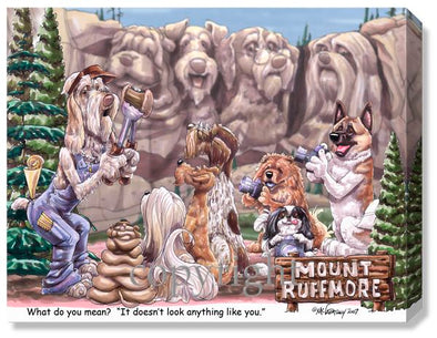 Mount Ruffmore - Calendar Canvas