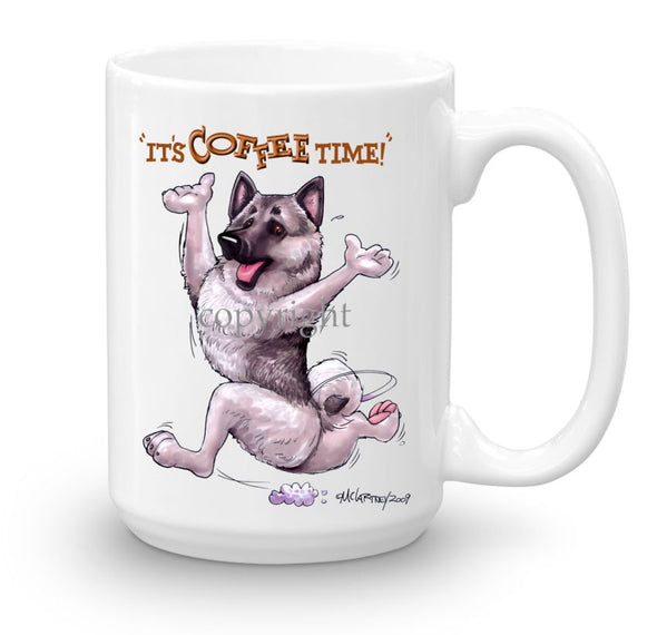 Norwegian Elkhound - Coffee Time - Mug