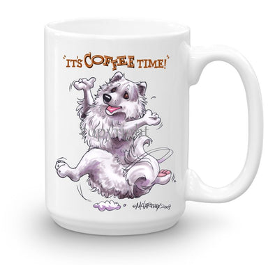 American Eskimo Dog - Coffee Time - Mug