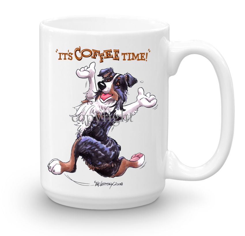 Australian Shepherd Black Tri Coffee Time Mug – McCartneysDogs