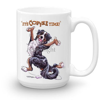 Bernese Mountain Dog - Coffee Time - Mug