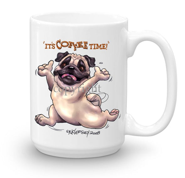 Pug - Coffee Time - Mug