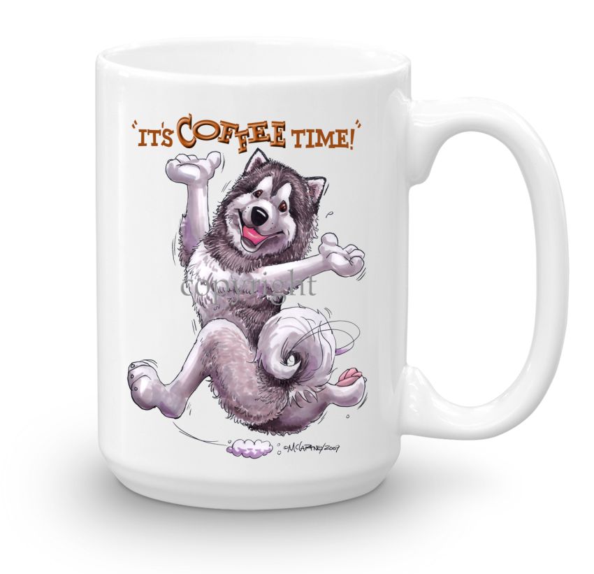 Alaskan Malamute - Coffee Time