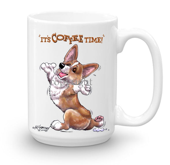 Welsh Corgi Pembroke - Coffee Time - Mug