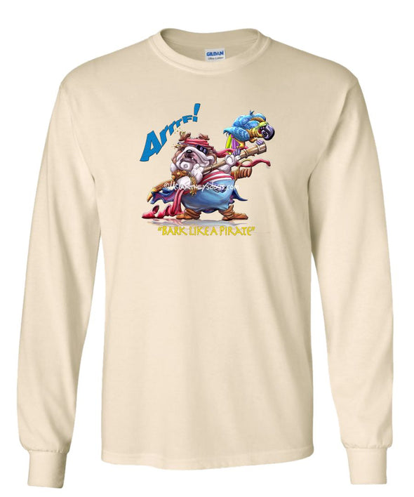 Bulldog - Pirate - Mike's Faves - Long Sleeve T-Shirt