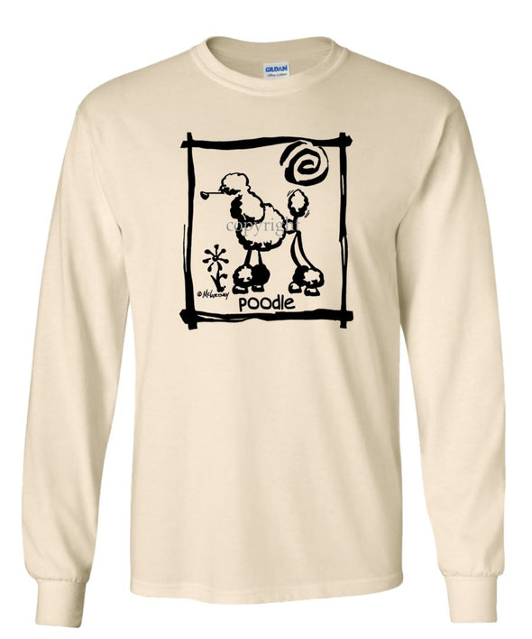 Poodle - Cavern Canine - Long Sleeve T-Shirt