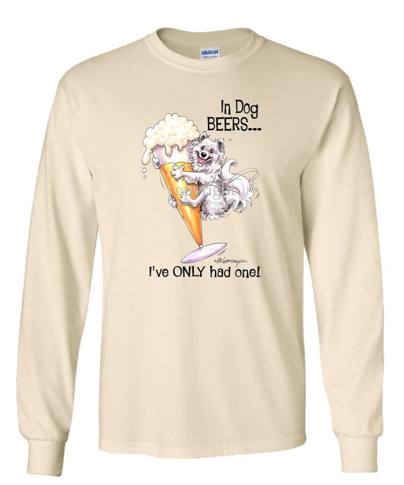 American Eskimo Dog - Dog Beers - Long Sleeve T-Shirt