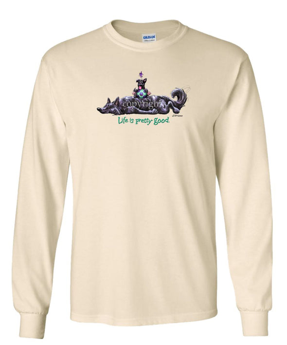 Belgian Sheepdog - Life Is Pretty Good - Long Sleeve T-Shirt