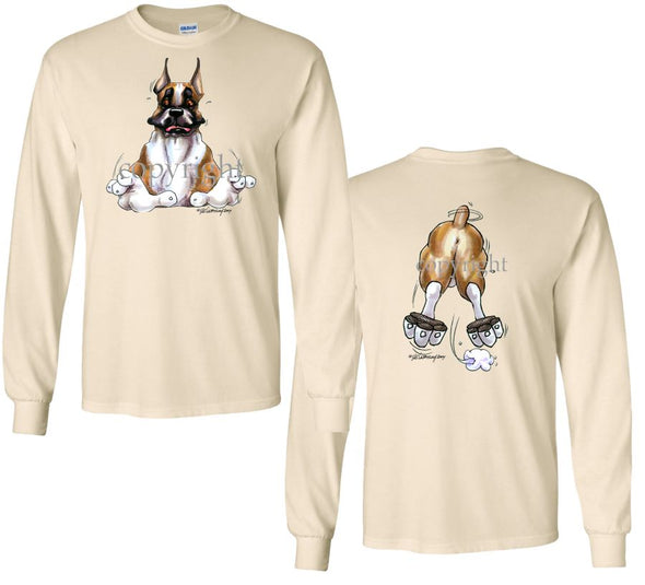 Boxer - Coming and Going - Long Sleeve T-Shirt (Double Sided)