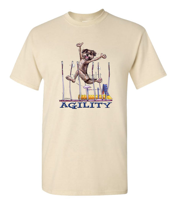 Border Terrier - Agility Weave II - T-Shirt