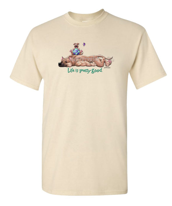 American Staffordshire Terrier - Life Is Pretty Good - T-Shirt