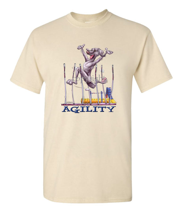 Weimaraner - Agility Weave II - T-Shirt