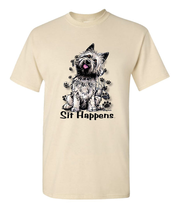 Cairn Terrier - Sit Happens - T-Shirt