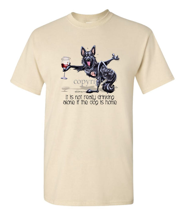 Belgian Sheepdog - It's Drinking Alone 2 - T-Shirt