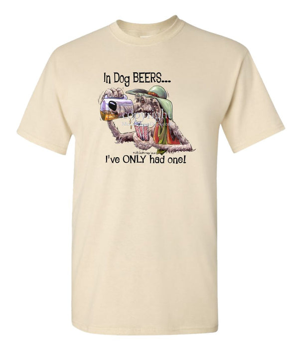 Irish Wolfhound - Dog Beers - T-Shirt