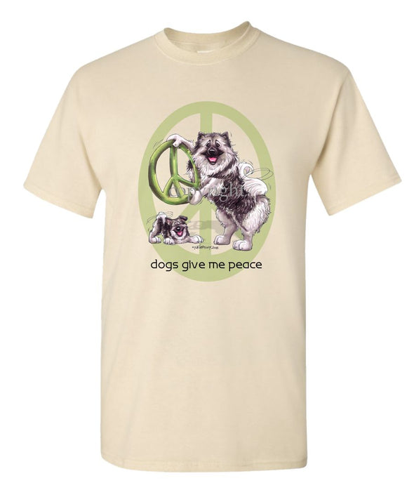Keeshond - Peace Dogs - T-Shirt