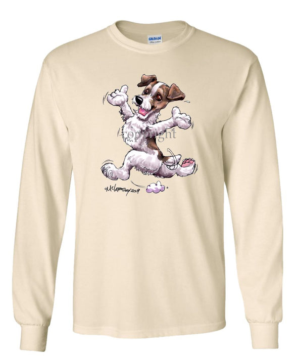 Jack Russell Terrier - Happy Dog - Long Sleeve T-Shirt