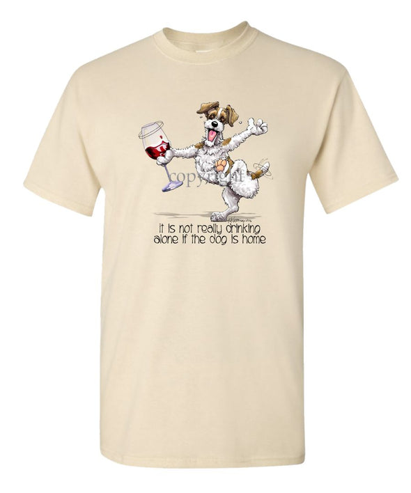 Jack Russell Terrier - It's Drinking Alone 2 - T-Shirt