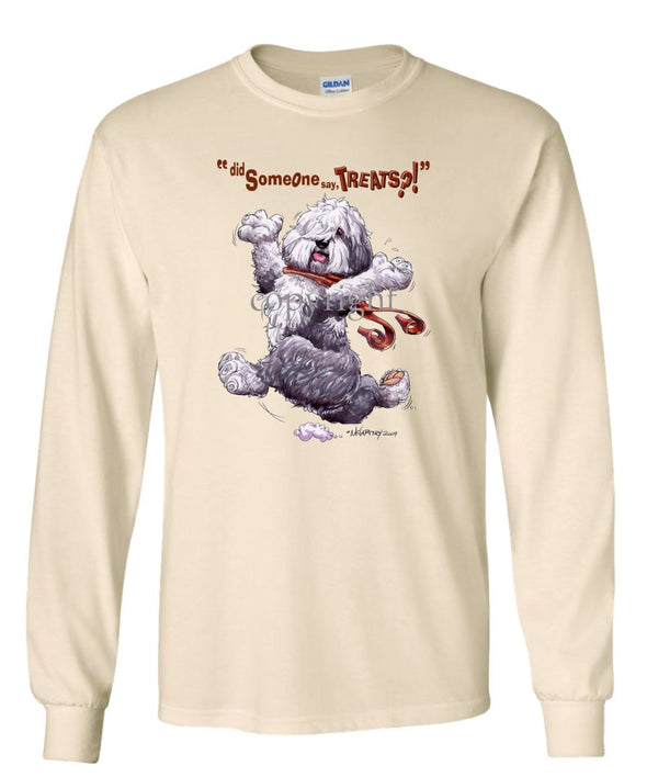 Old English Sheepdog - Treats - Long Sleeve T-Shirt