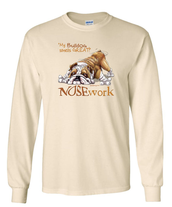 Bulldog - Nosework - Long Sleeve T-Shirt