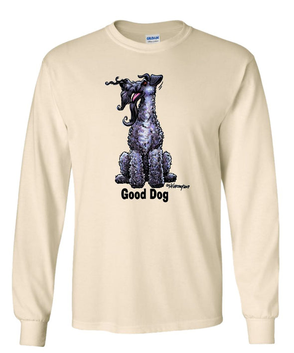 Kerry Blue Terrier - Good Dog - Long Sleeve T-Shirt