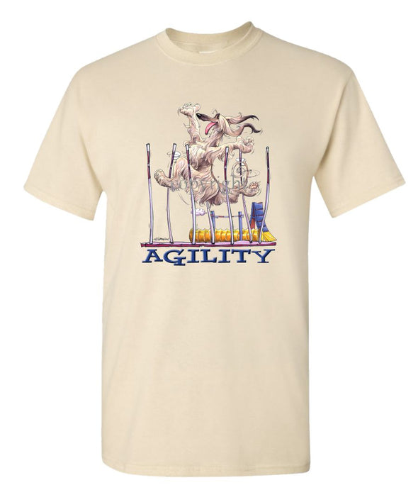 Afghan Hound - Agility Weave II - T-Shirt