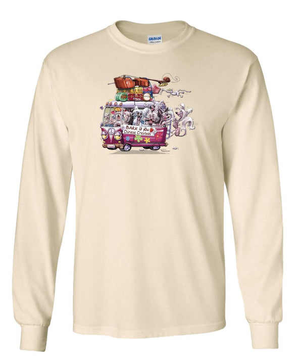 Chinese Crested - Bark If You Love Dogs - Long Sleeve T-Shirt