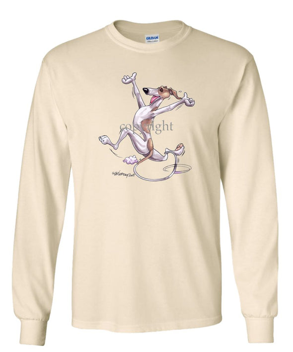 Whippet - Happy Dog - Long Sleeve T-Shirt