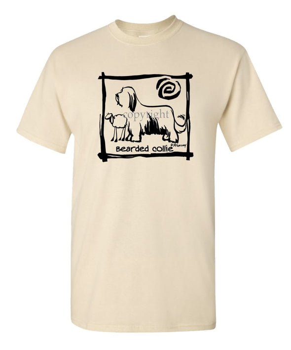 Bearded Collie - Cavern Canine - T-Shirt