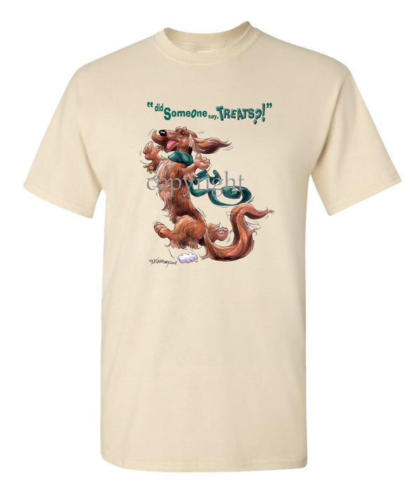 Dachshund  Longhaired - Treats - T-Shirt
