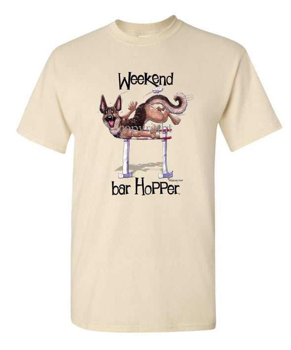 German Shepherd - Weekend Barhopper - T-Shirt