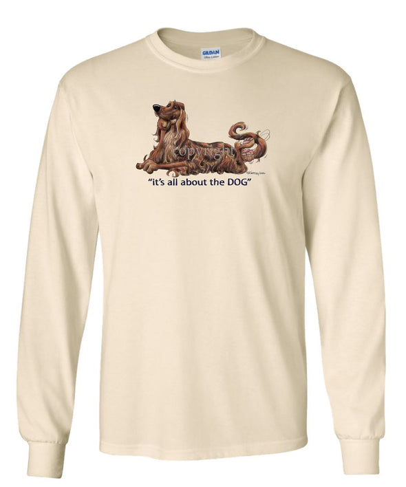 Irish Setter - All About The Dog - Long Sleeve T-Shirt