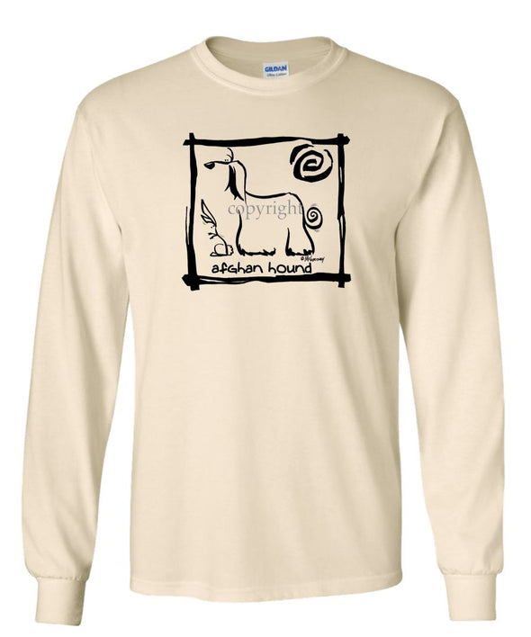 Afghan Hound - Cavern Canine - Long Sleeve T-Shirt