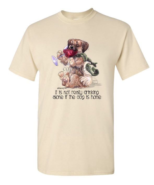 Tibetan Spaniel - It's Not Drinking Alone - T-Shirt