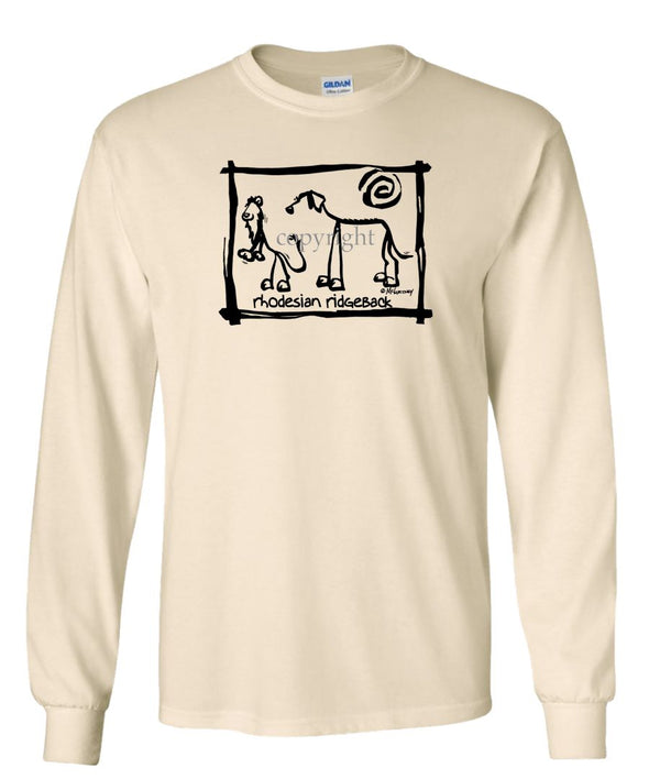 Rhodesian Ridgeback - Cavern Canine - Long Sleeve T-Shirt