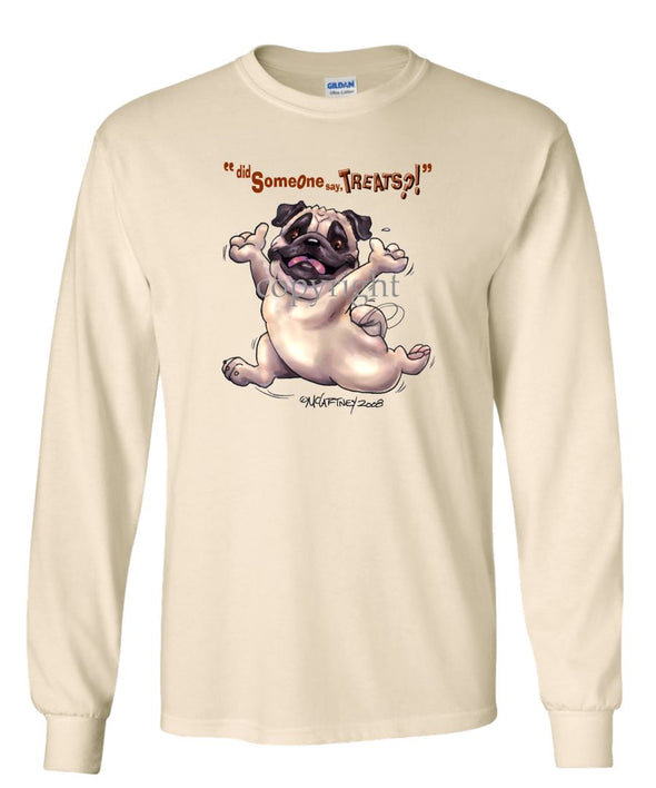 Pug - Treats - Long Sleeve T-Shirt
