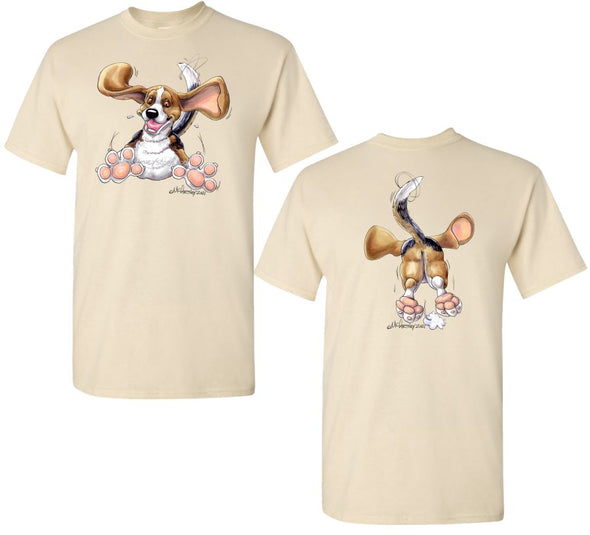 Beagle - Coming and Going - T-Shirt (Double Sided)