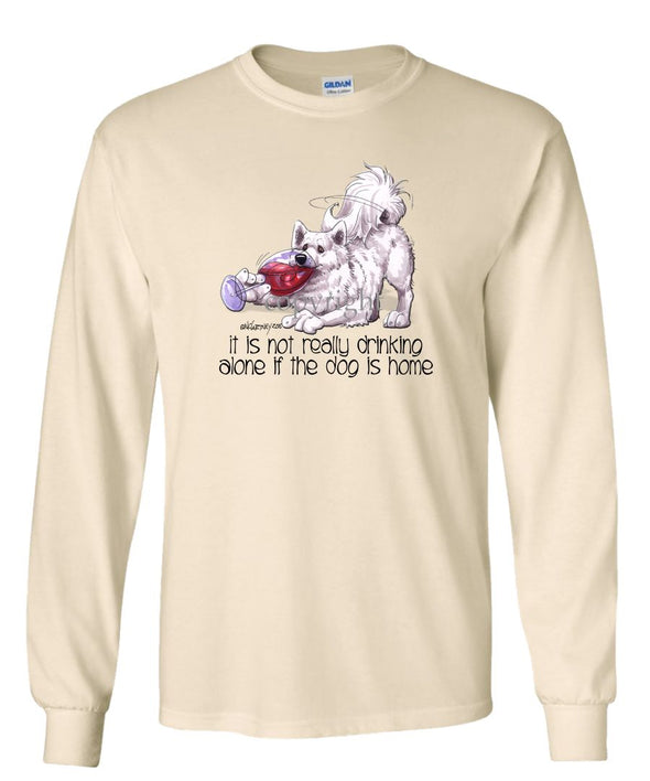Samoyed - It's Not Drinking Alone - Long Sleeve T-Shirt