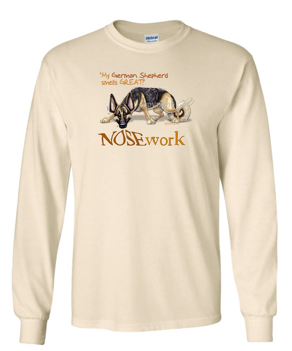 German Shepherd - Nosework - Long Sleeve T-Shirt